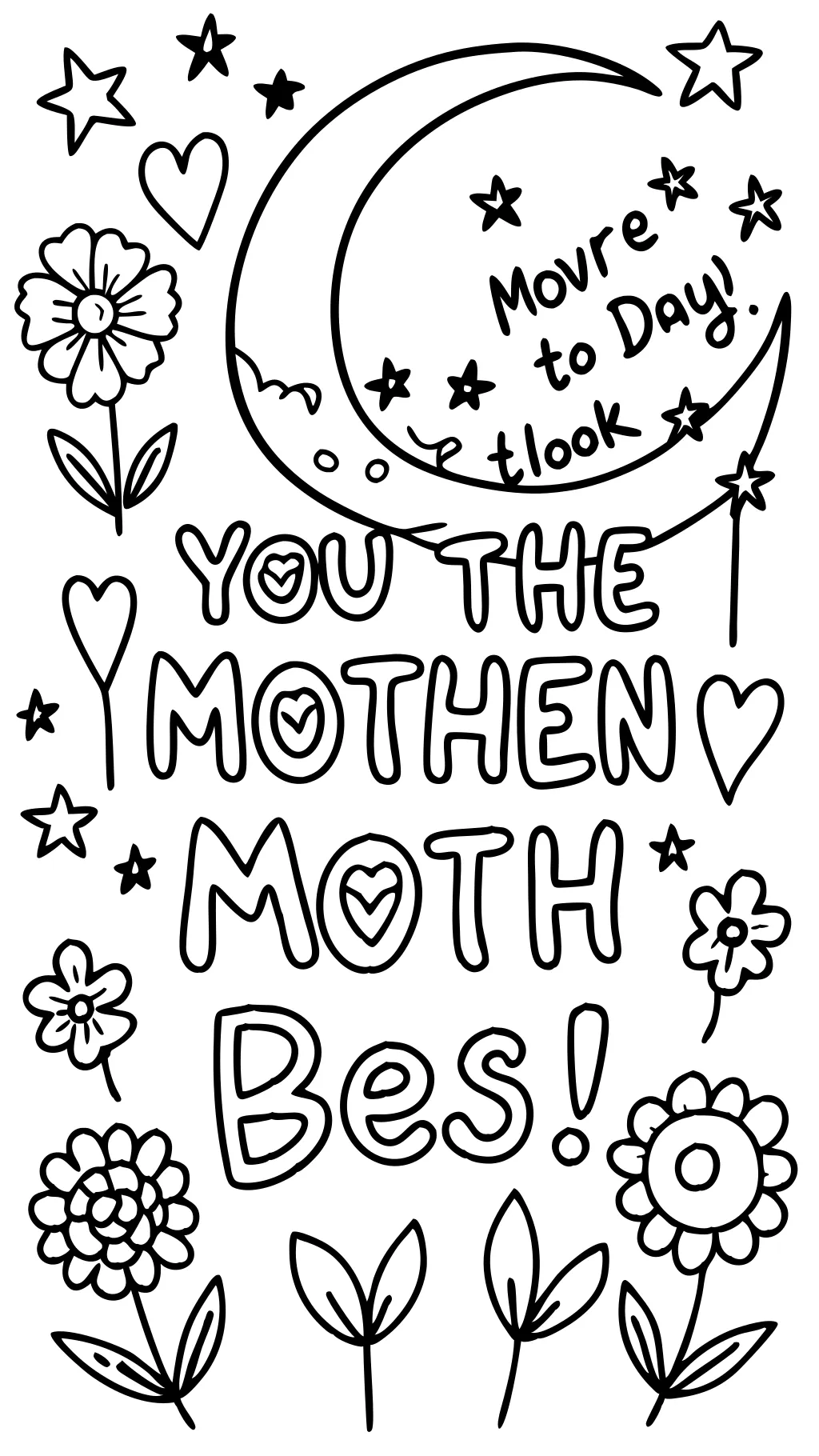 mothers day coloring pages pdf